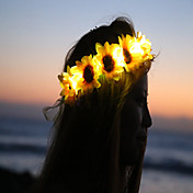해바라기 꽃 crownfloral headbandlight 최대 꽃 cro...