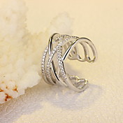 Ring Non Stone Daily Casual Jewelry Silve...