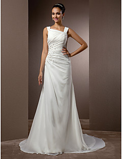 column wedding dresses