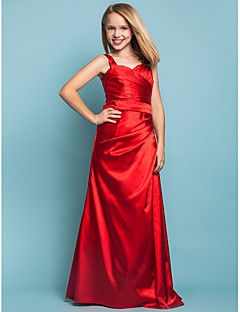 Junior bridesmaid dresses red