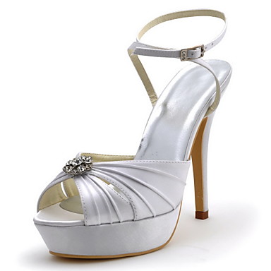 satin sandals wedding