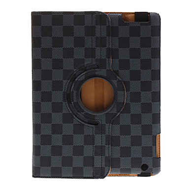 360 Degree Rotating Grid Pattern Protective Case for iPad 2/3/4