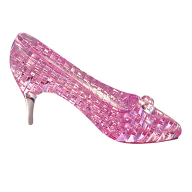 3D Glass High-heeled Shape Shoes -44pcs
