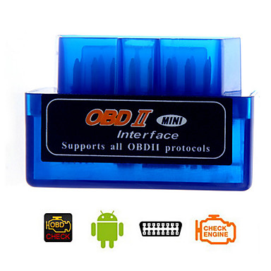 Portable Mini V1.5 ELM327 OBD2/OBDII Bluetooth Auto Car Scanner Diagnostic Tool for Android