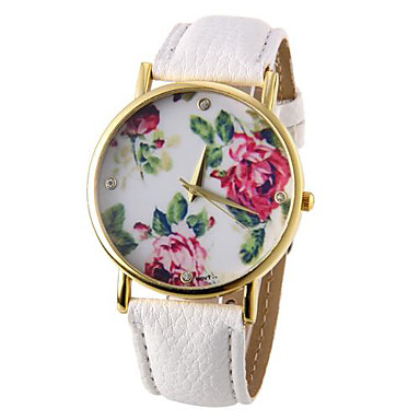 Women's Watch Fashion Flower Pattern