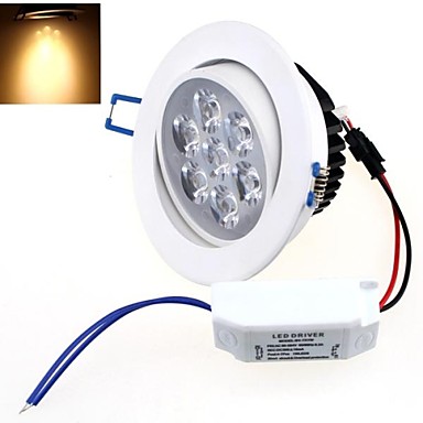  Warm White Light LED Ceiling Lamp AC 85~265V 7W