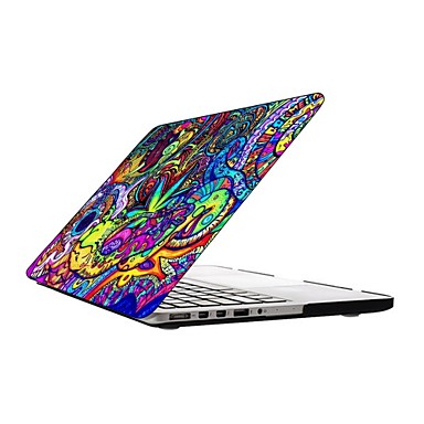 Colorful Pattern Full-Body Protective Plastic Case for 13-inch/15-inch MacBook-Pro with Retina Display