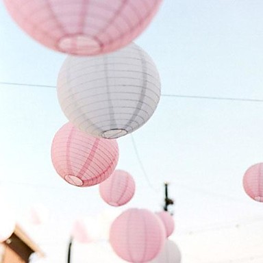 10 Inch Chinese Round Paper Lantern (More Colors)