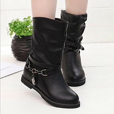 wedge heel motorcycle boots