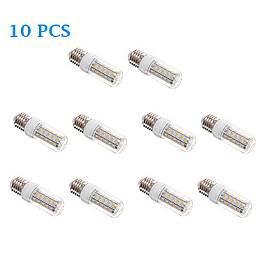 10Pcs E27 7W 36x5730SMD 650LM 3500K/6000K Warm White/Cool White Light LED Corn Bulb(220V)