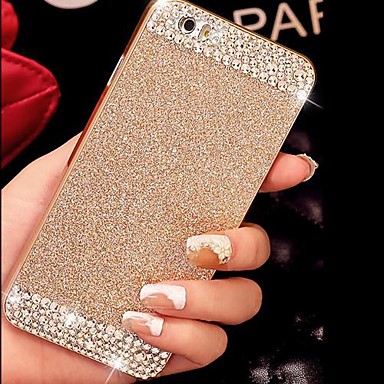 Solid Luxury Bling Glitter Back Cover Case with Diamond for iPhone 6(Assorted Colors)