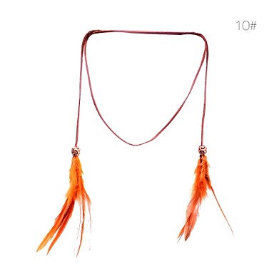 Lureme® SweetLovely Candy Color  Feather Bead  Hair Accessories