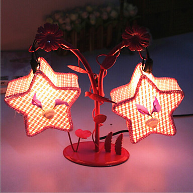 Kreative to pentagram lampe soveværelse sengelampe belysning ...